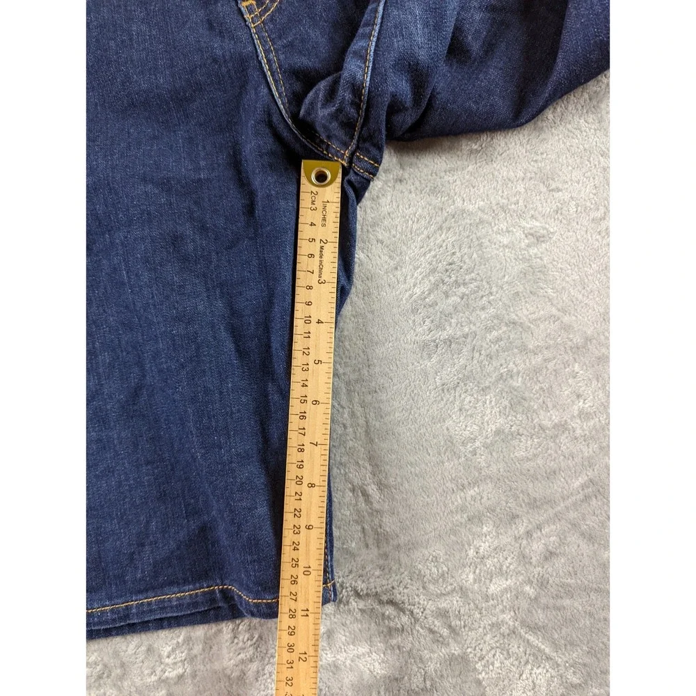 Levis 569 Shorts Mens 32 Blue Denim Dark Wash Skate Loose 11